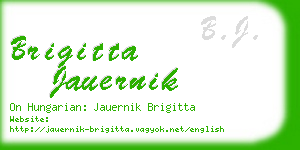 brigitta jauernik business card